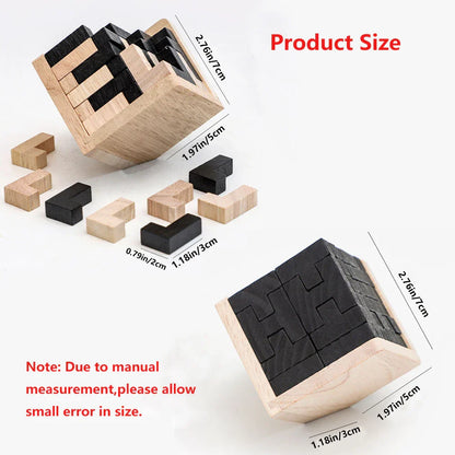 IntelliCube 3D Wooden Puzzle