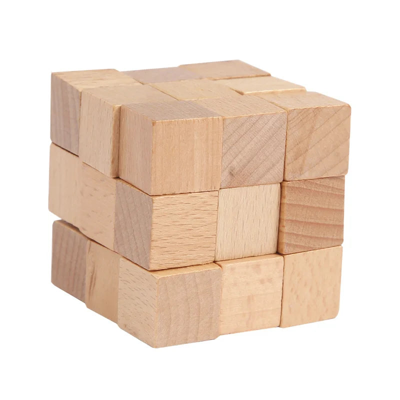 TimberMind Beechwood Puzzle Lock