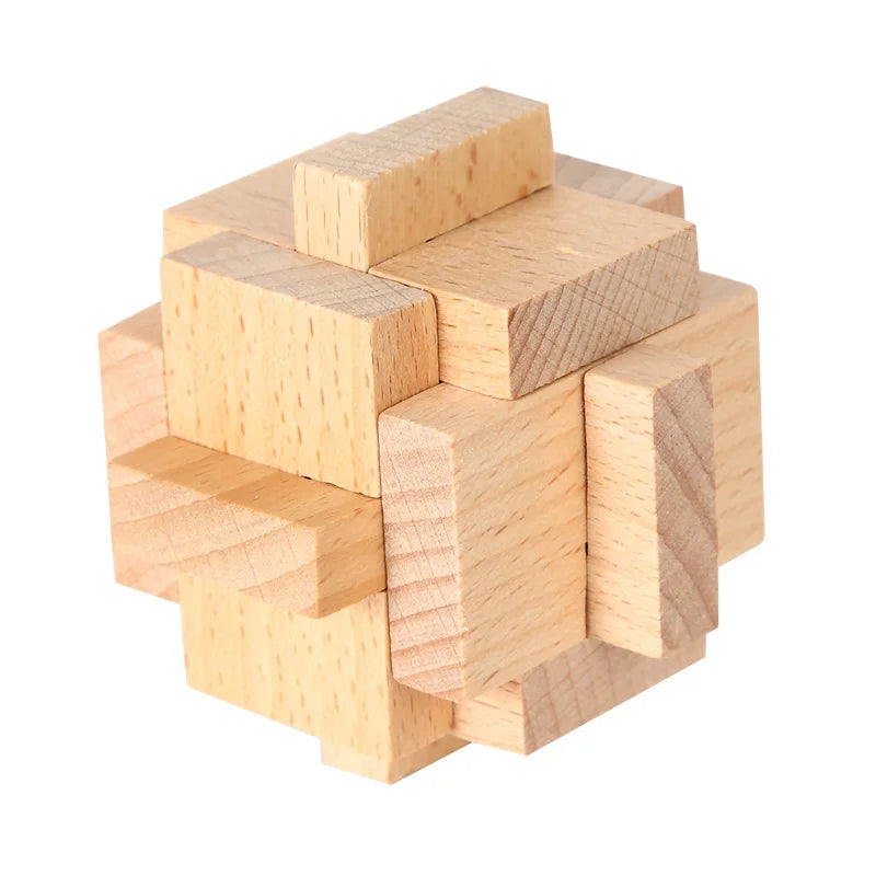 TimberMind Beechwood Puzzle Lock