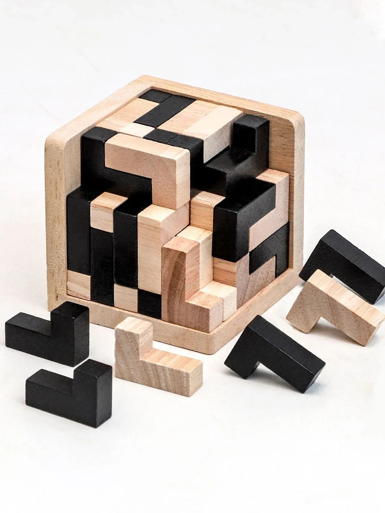 IntelliCube 3D Wooden Puzzle