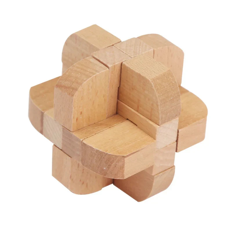 TimberMind Beechwood Puzzle Lock