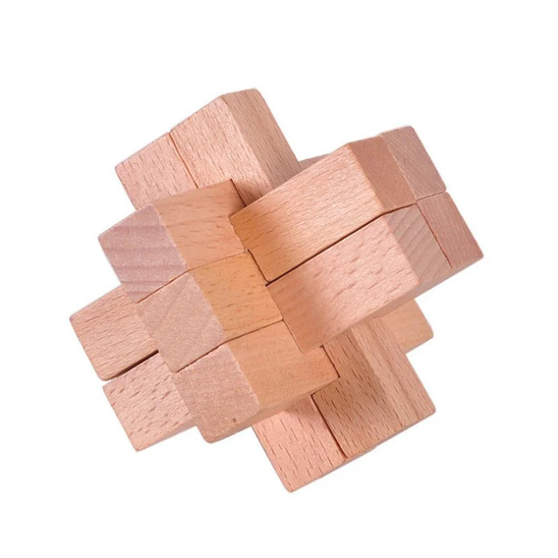 TimberMind Beechwood Puzzle Lock