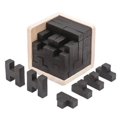 IntelliCube 3D Wooden Puzzle