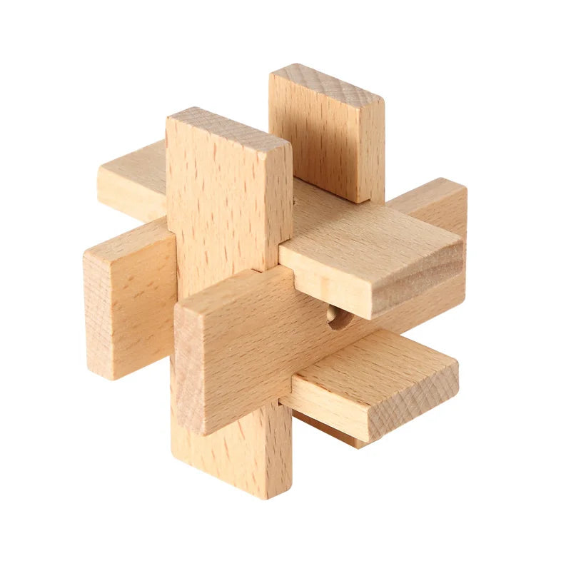 TimberMind Beechwood Puzzle Lock