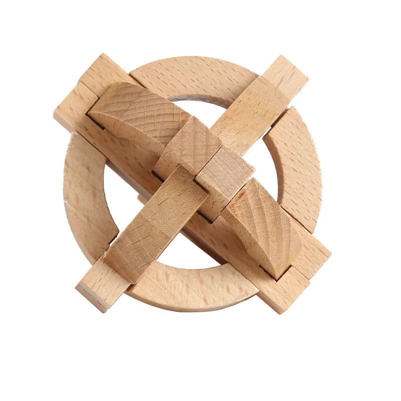 TimberMind Beechwood Puzzle Lock