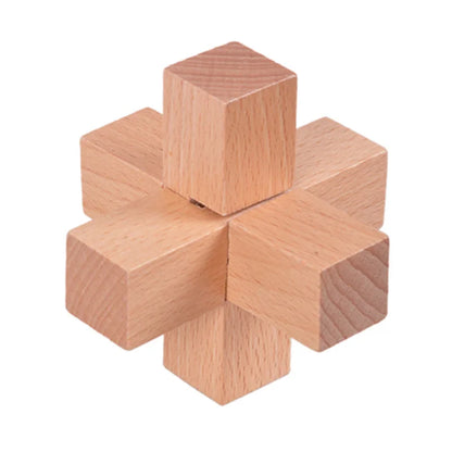 TimberMind Beechwood Puzzle Lock