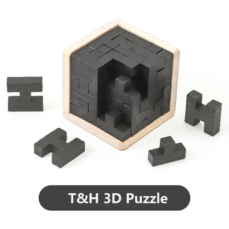 IntelliCube 3D Wooden Puzzle