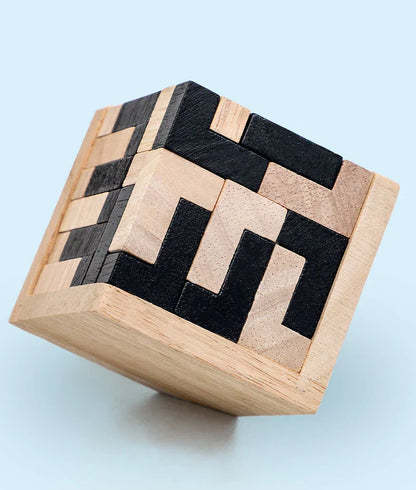 IntelliCube 3D Wooden Puzzle