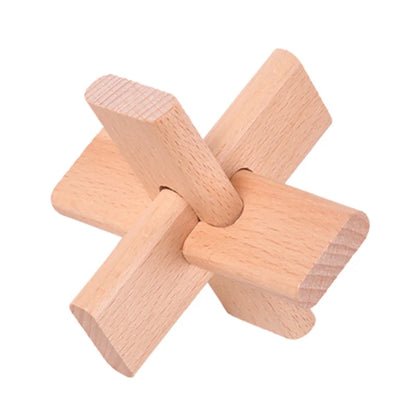 TimberMind Beechwood Puzzle Lock