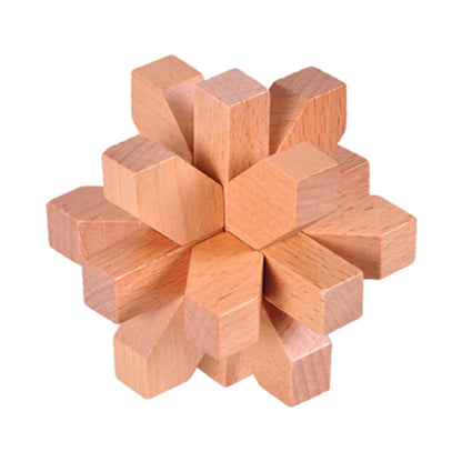 TimberMind Beechwood Puzzle Lock