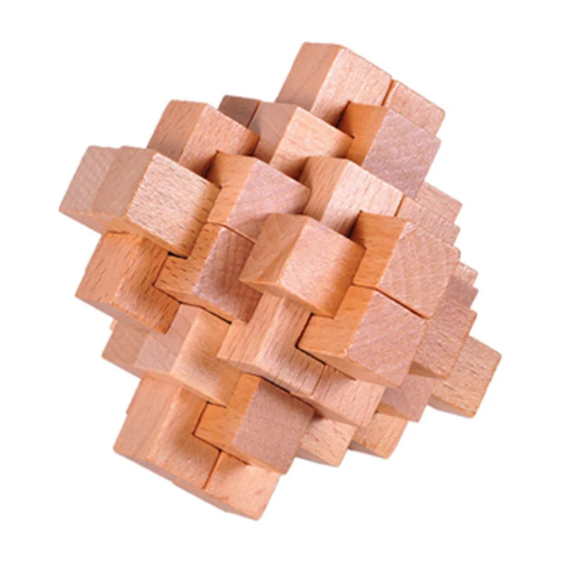 TimberMind Beechwood Puzzle Lock