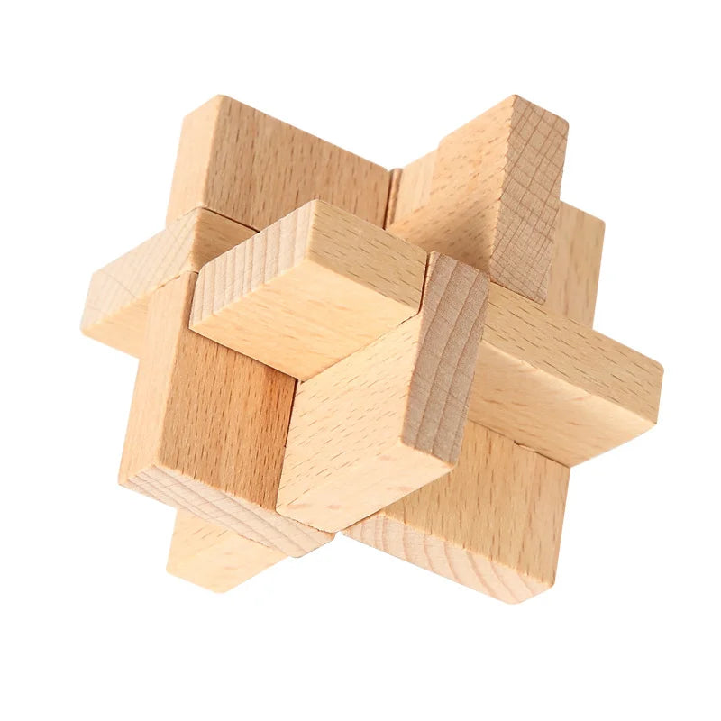 TimberMind Beechwood Puzzle Lock