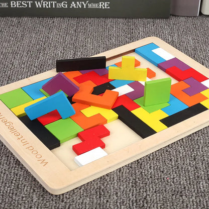 LogiCraft 3D Wooden Puzzle Toy