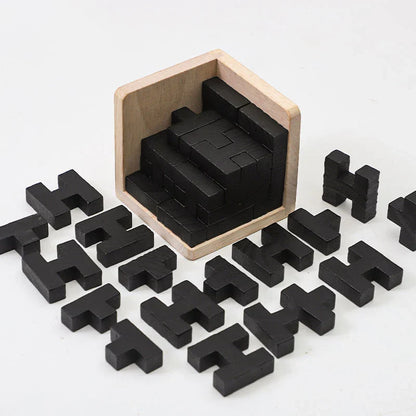 IntelliCube 3D Wooden Puzzle