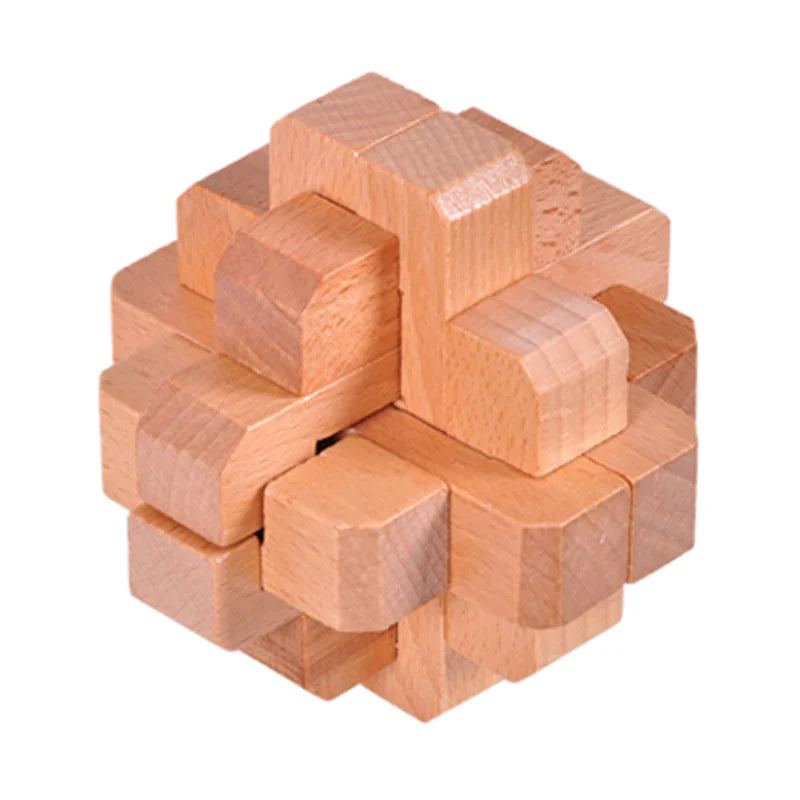 TimberMind Beechwood Puzzle Lock