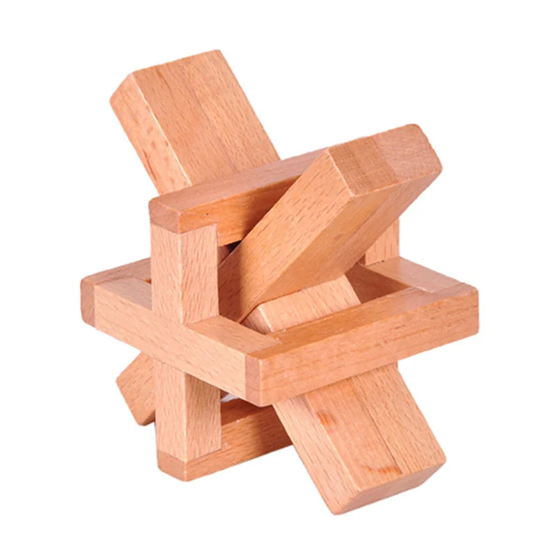 TimberMind Beechwood Puzzle Lock