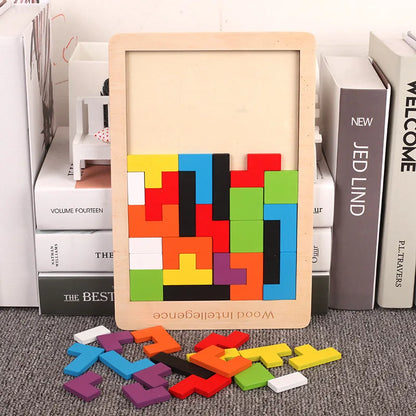 LogiCraft 3D Wooden Puzzle Toy