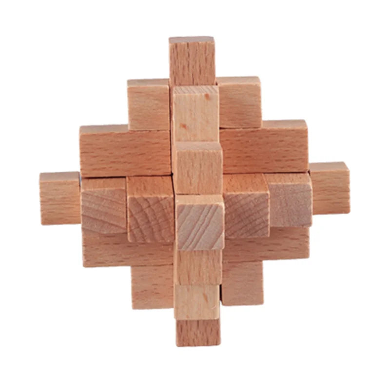 TimberMind Beechwood Puzzle Lock