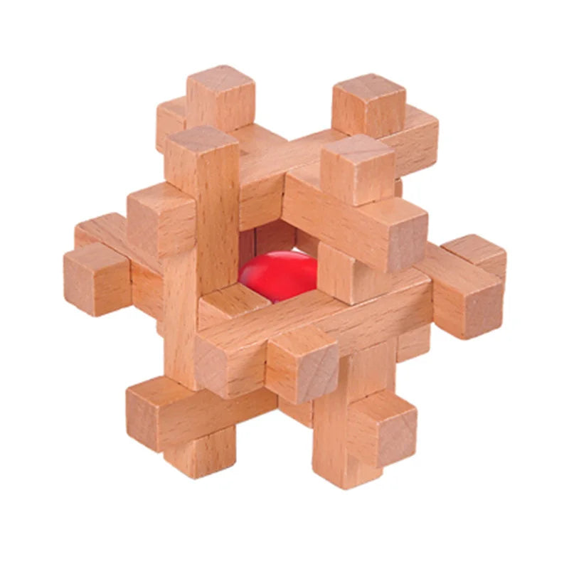 TimberMind Beechwood Puzzle Lock